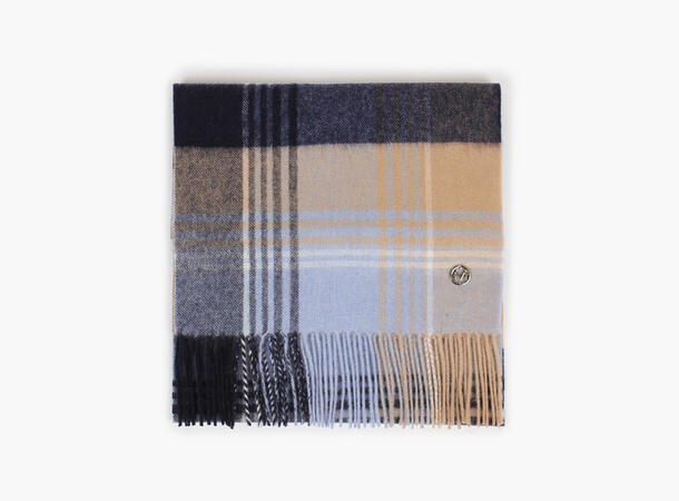 MONTECRISTO 100% Wool Scarf Marine blå 79 