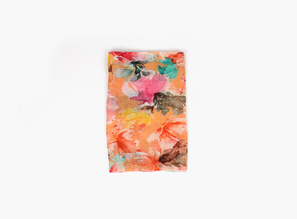 MONTECRISTO 100 % linnen scarf 50x180 cm 35 Orange 