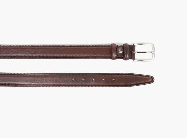 MONTECRISTO 100% leatherbelt 3,5 cm 115 cm 