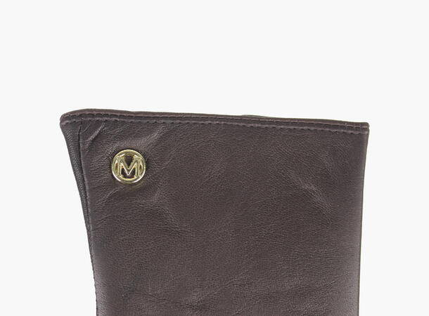 MONTECRISTO Celine Skinnhanske med M Mørk brun 19 6,5 