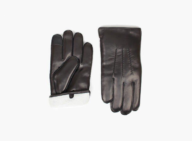 MONTECRISTO Sheepskin Leather Gloves 09 Black 8,5 