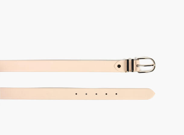 MONTECRISTO Skinnbelte med Gullspenne 13 Sand 105 cm 