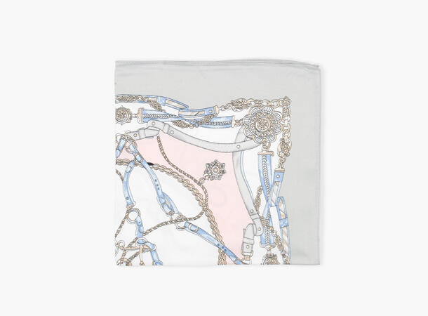 MONTECRISTO Skjerf med Print 55 x 55 cm 51 Lt pink 