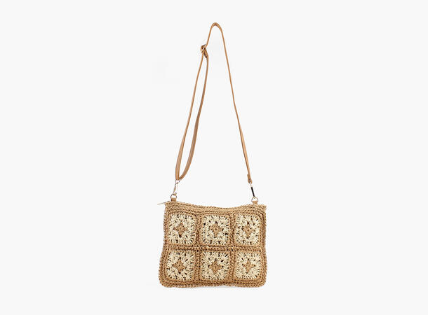 MONTECRISTO Small Straw Bag 13 Sand 