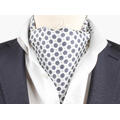 Montecristo 100% silk printed silk Ascot Hvit 01