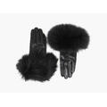 NOHR Alexandra Skinnhanske med Pels Sort 09 8,5