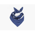 NOHR Embla Emblem Silk Scarf 65 x 65 cm Marine blå 79