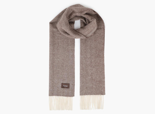 NOHR Glenn Lambswool Scarf Brun 19 