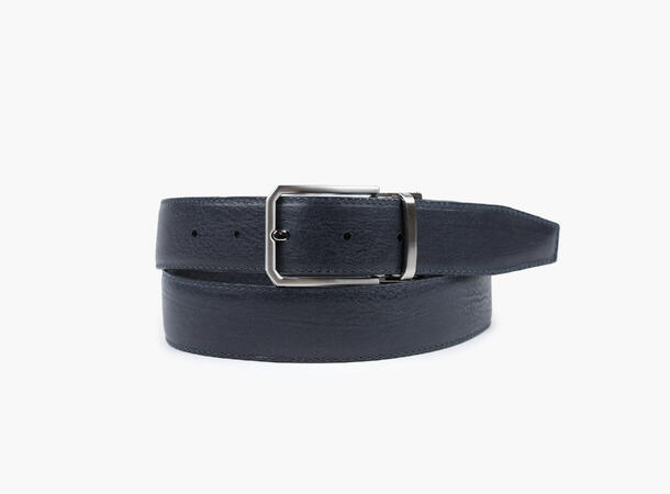 NOHR Gustav Skinnbelte 3,5 cm 79 Navy 105 cm 