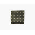 NOHR Julian Silk Pocket Square Oliven grønn 89