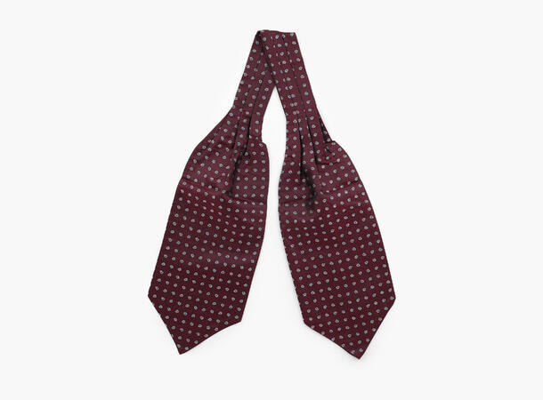 NOHR Levi Silk Ascot 46 Mørk Rød 