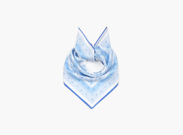 NOHR Lou Silkeskjerf 55 x 55 cm Lys blå 71 