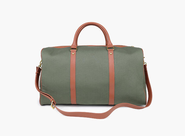 NOHR Luca Canvas Weekend Bag Mørk olivengrønn 89 