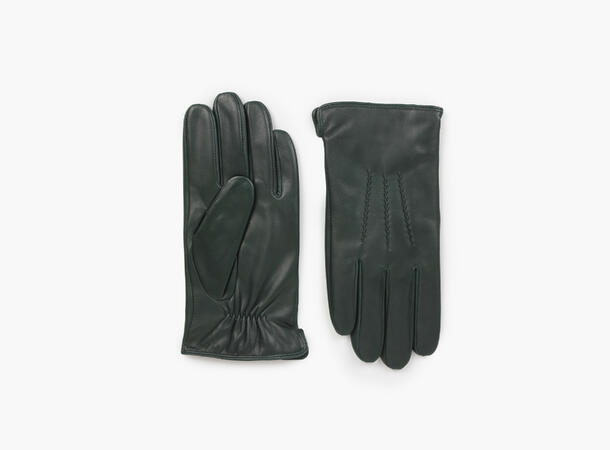 NOHR Mats Classic Leather Gloves Mørk olivengrønn 89 9,5 
