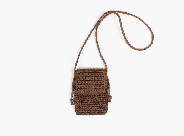 NOHR Maud Mobilveske i Strå Brun 19 