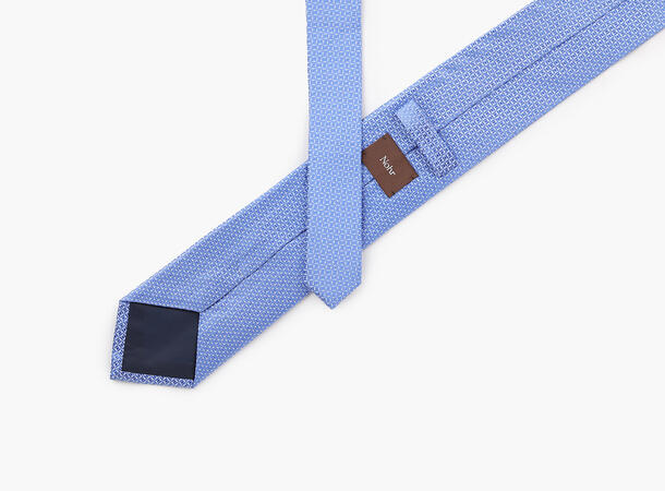 NOHR Odd Silk Tie 73 Blå 