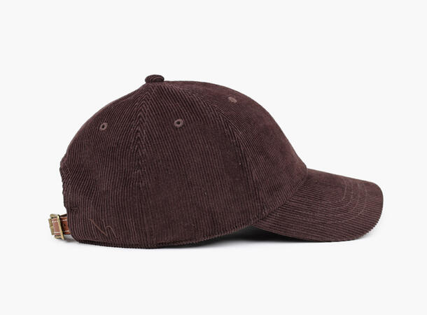 NOHR Signatur Caps i Kordfløyel Mørk brun 19 S/M 
