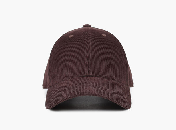 NOHR Signatur Caps i Kordfløyel Mørk brun 19 S/M 