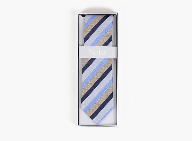 NOHR Silkeslips Fred Blå Striper 75 Blue 