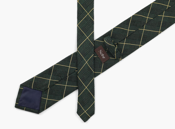 NOHR Tobias Tie 7,6 cm Oliven grønn 89 