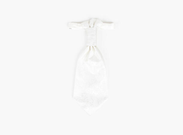 Ceremonial Kravatt 100% silk 01 White 