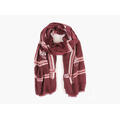 MANZINI Horsebit Scarf 49 Burgundy