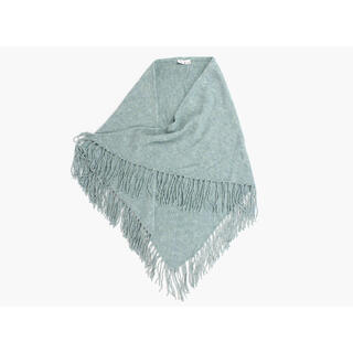MANZINI Knitted Shawl 83 Lime
