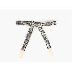 MANZINI Knytebelte med Frynser 09 Black