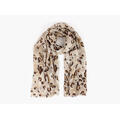 MANZINI Leopard Skjerf 85 x 180 cm Beige 15