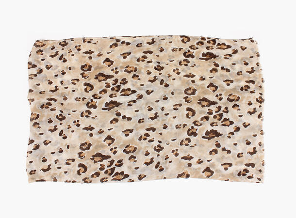 MANZINI Leopard Skjerf 85 x 180 cm Beige 15 