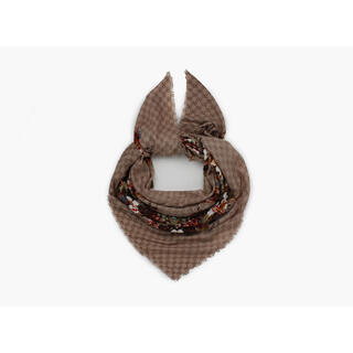 MANZINI Skjerf 130 x 130 cm Beige 15