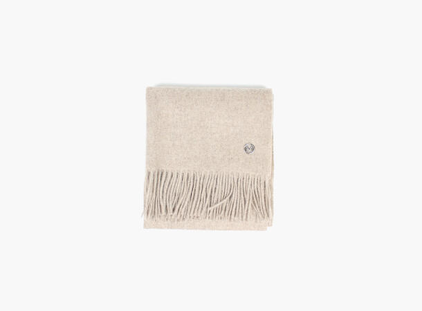 MONTECRISTO Ensfarget Lammeullskjerf 15 Beige 