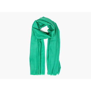 MONTECRISTO Klassisk Ensfarget Ullskjerf 85 Green