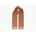 MONTECRISTO Klassisk Ensfarget Ullskjerf 17 Camel