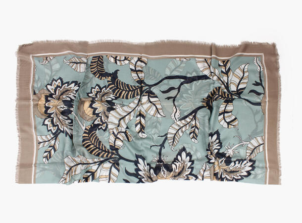 MONTECRISTO Modal Scarf, 120x120cm 80 Turquise 