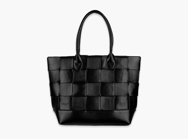 Manzini woven shopper bag 09 Black 