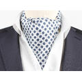 Montecristo 100% silk printed silk Ascot Lys bl&#229; 71