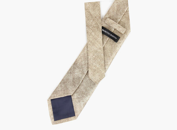 Montecristo Printed 100% silk tie 7,6 cm Beige 15 