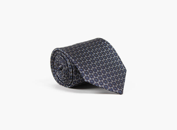 Montecristo woven tie 7,6 cm Marine blå 79 