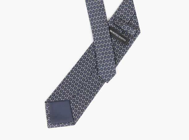 Montecristo woven tie 7,6 cm Marine blå 79 