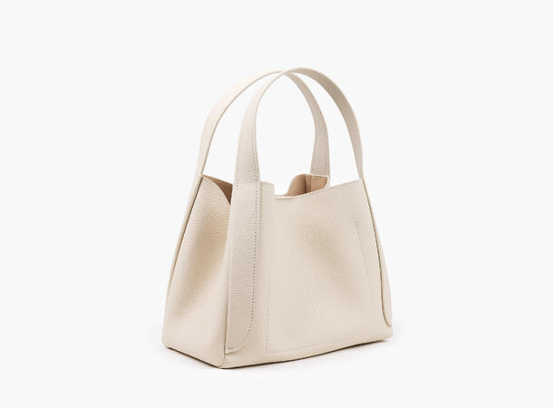 NOHR Ella Leather Tote Small Offwhite 11 