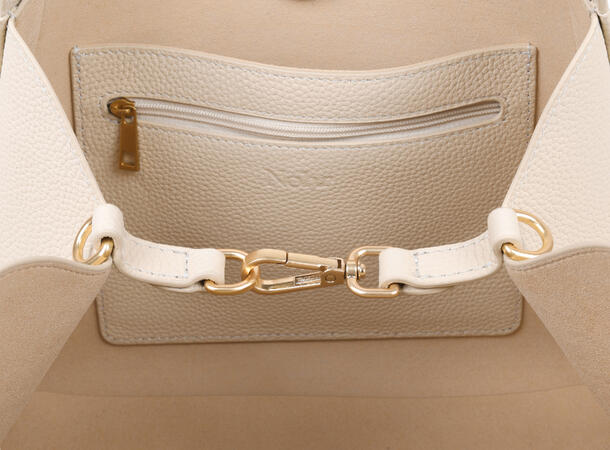 NOHR Ella Leather Tote Small Offwhite 11 