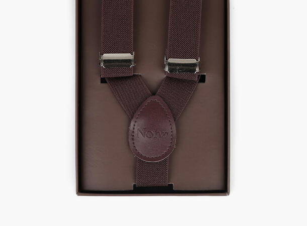 NOHR Ensfarget Bukseseler 25 mm 19 Brown 