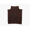 NOHR Gabriella Wool Mohair Zip Neck Mørk brun 19