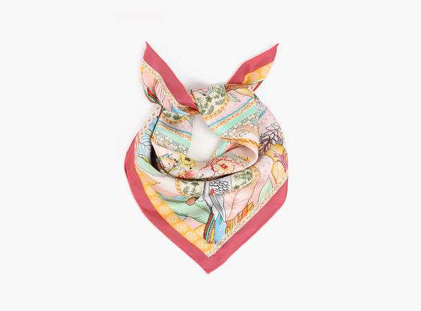 NOHR Kristina Silkeskjerf 65 x 65 cm Rosa 55 