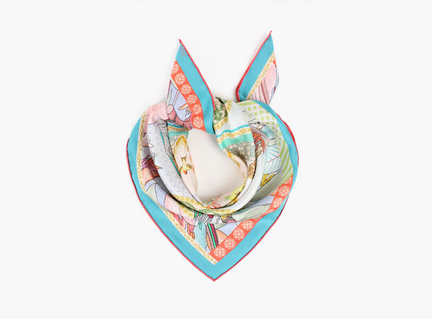 NOHR Kristina Silkeskjerf 65 x 65 cm Rosa 55 