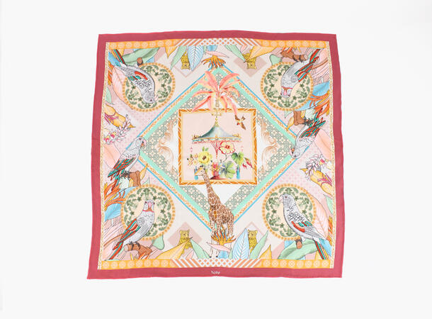 NOHR Kristina Silkeskjerf 65 x 65 cm Rosa 55 