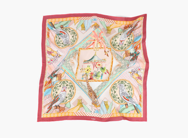 NOHR Kristina Silkeskjerf 65 x 65 cm Rosa 55 