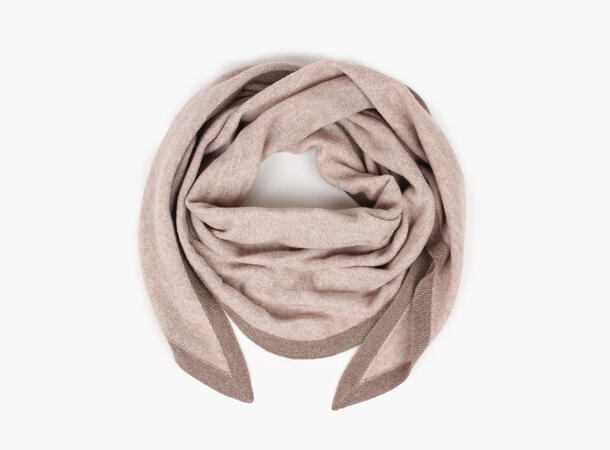 NOHR Lara Duo Wool Cashmere Triangle L Beige 15 