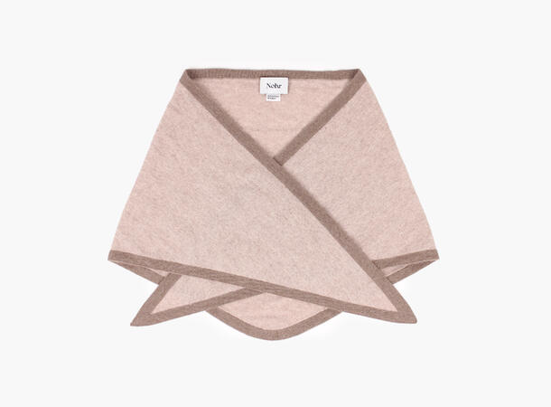 NOHR Lara Duo Wool Cashmere Triangle L Beige 15 